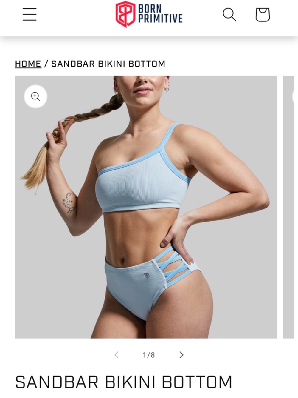 Born primitive sandbar bikini bottom